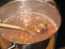 Bohnensuppe mit Gemüse