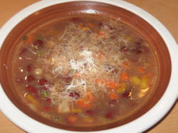 Bohnensuppe mit Gemüse