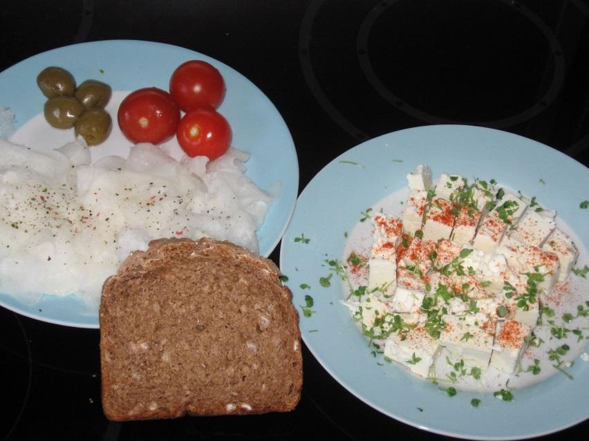 Feta mit Radisalat