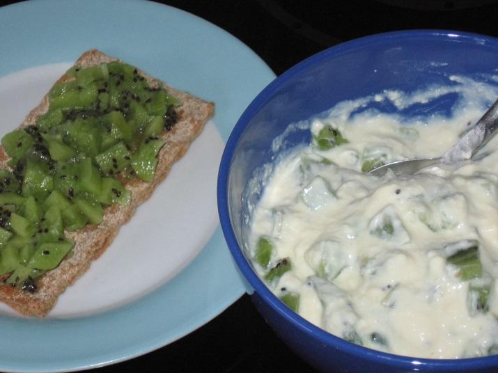 Joghurt mit Kiwi